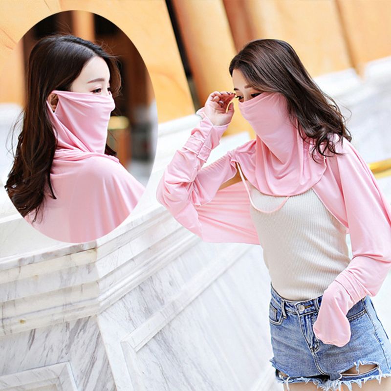 Khẩu Trang Balaclava Mềm Mại Chống Tia UV Bảo Vệ Mặt