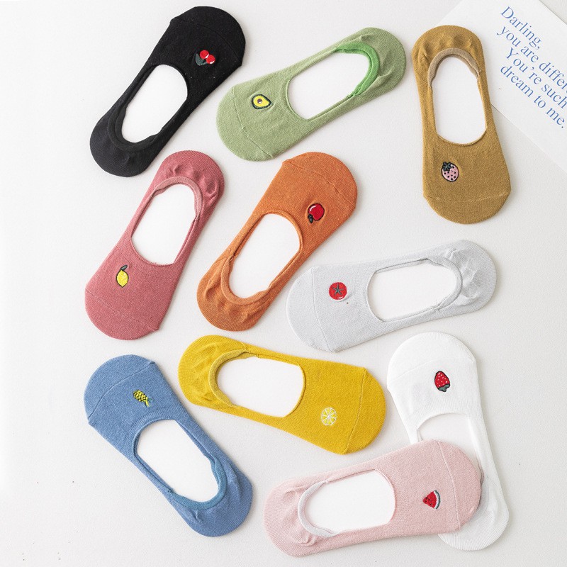 TẤT LƯỜI NAM NỮ HOA QUẢ THOÁNG MÁT