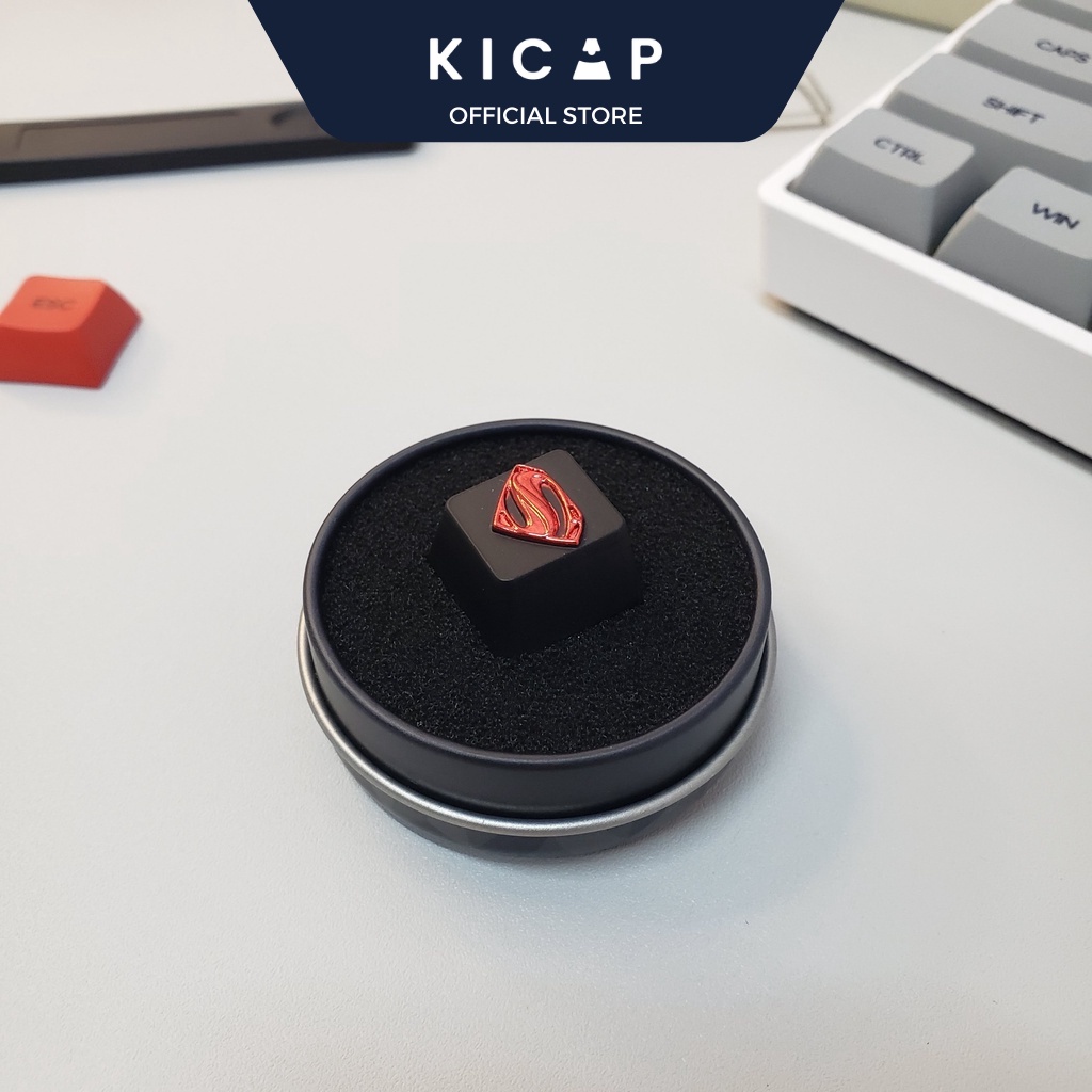 Keycap cho bàn phím cơ hợp kim nhôm mẫu Superman - Kicap