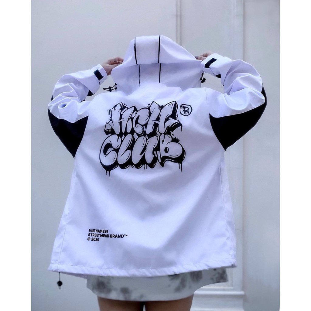 Áo khoác dù highclub mẫu mới 2 màu AKD