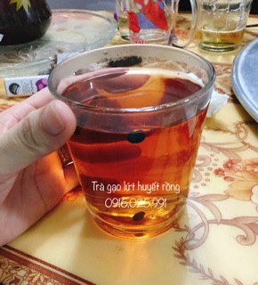 Trà gạo lứt huyết rồng