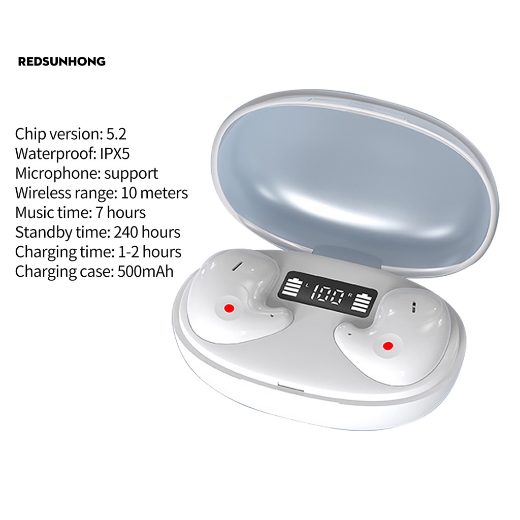 Tai Nghe Không Dây Bluetooth 5.2 Chống Nước IPX5 Mini Cảm Ứng Âm Thanh Nổi