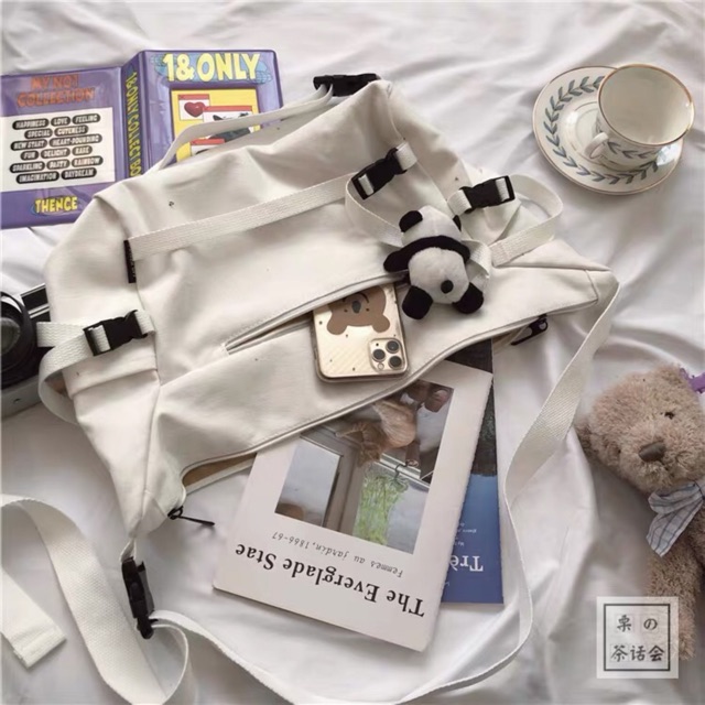 [Mã SKAMSALE06 giảm 10% tối đa 100K đơn 150K] Túi đeo chéo size to nhiều nịt unisex (không kèm móc khoá, có sẵn) | BigBuy360 - bigbuy360.vn