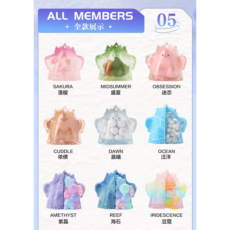 Hộp Liên Kết Bốn Mùa Phong Cách Cơ Bản  Popmart YUKI