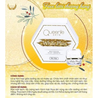 Kem face lười Queenie Skin chính hãng 5 in 1 dưỡng trắng cấp ẩm chống nắng ngừa lão hoá da thay kem lot makeup