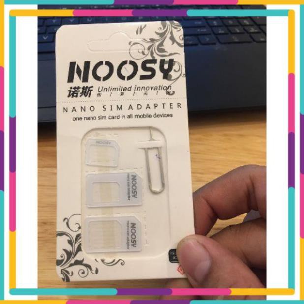 Bộ adapter chuyển đổi Nano sim Noosy