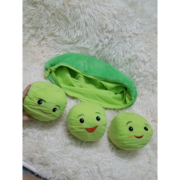 Gấu nhồi bông hình hạt quả đậu cảm xúc