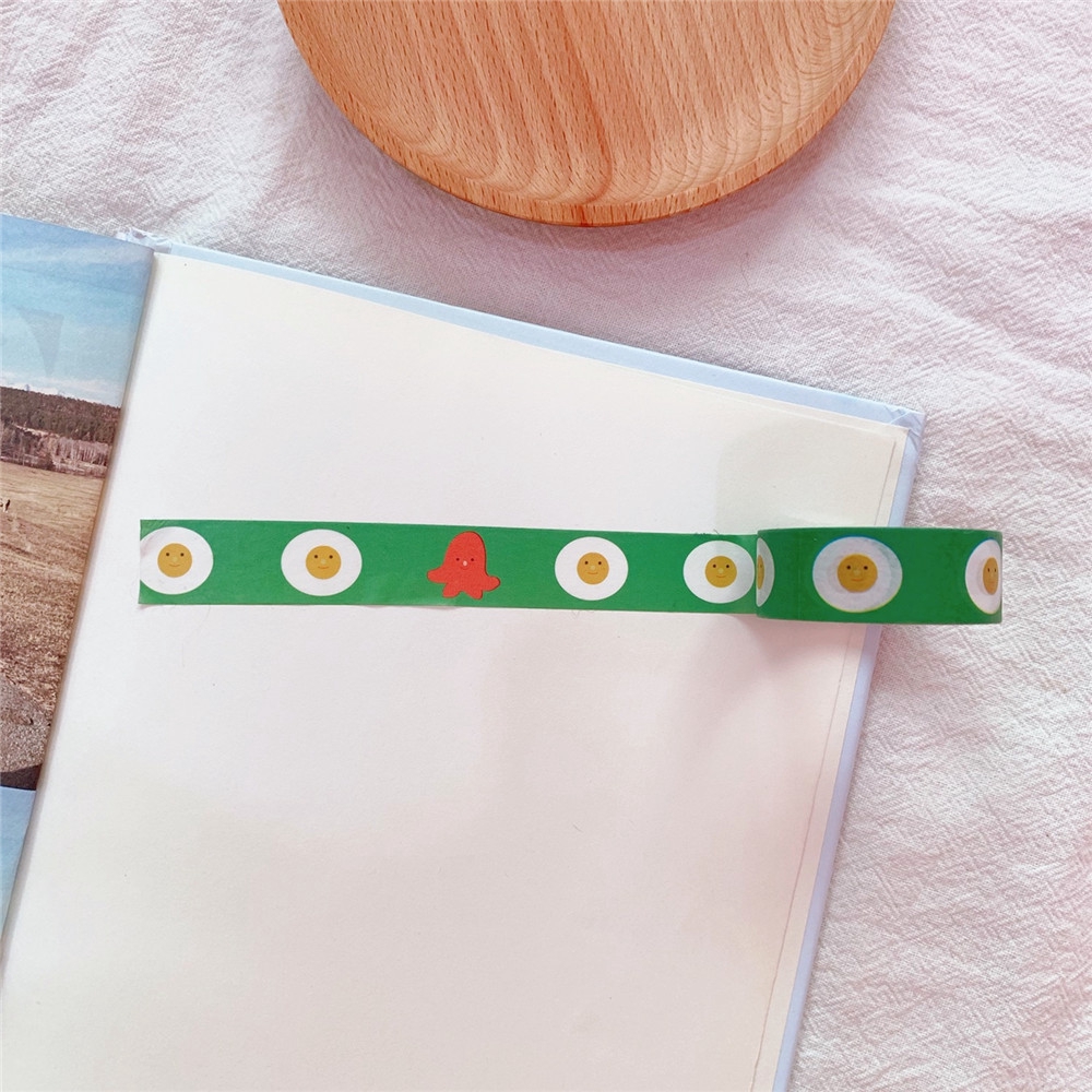 Cuộn Giấy Dán Trang Trí Phong Cách Hàn Quốc Kích Thước 1.5cm X 5m