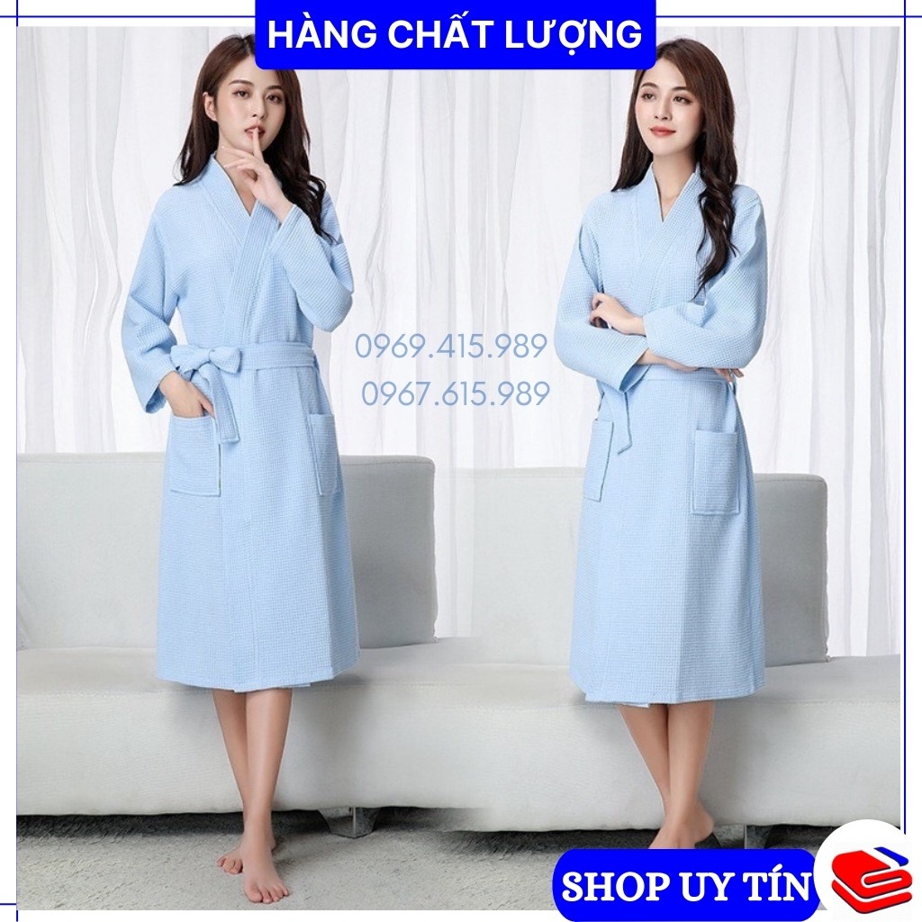 Áo choàng tắm cao cấp 100% cotton, thấm hút nước tốt