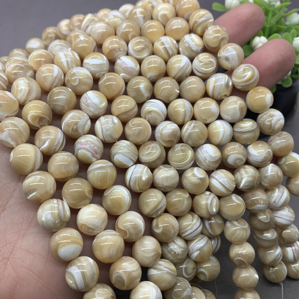 Chuỗi Hạt Ngọc Trai Tự Nhiên Hình Vỏ Sò 4-12mm