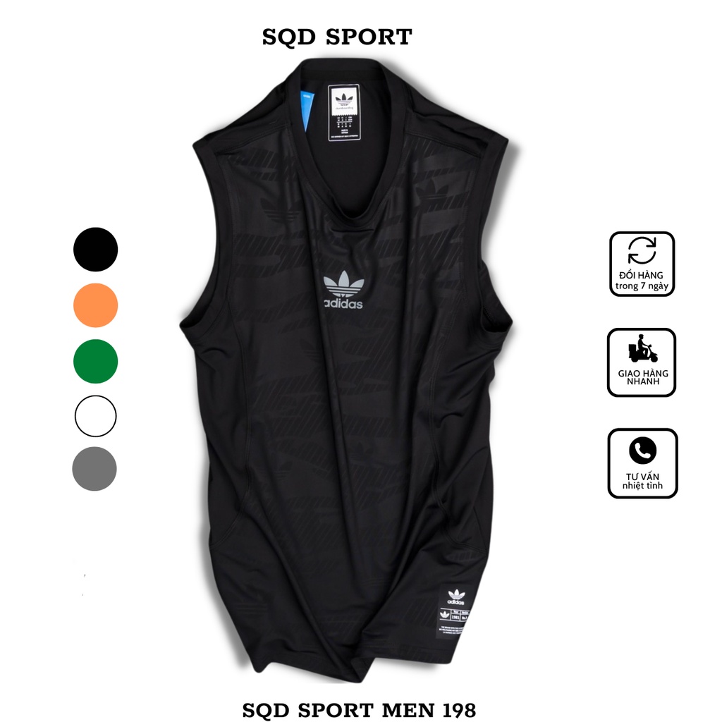 Áo ba lỗ Tanktop nam, áo sát nách thể thao tập gym chạy bộ chất liệu thun lạnh mềm mịn A104