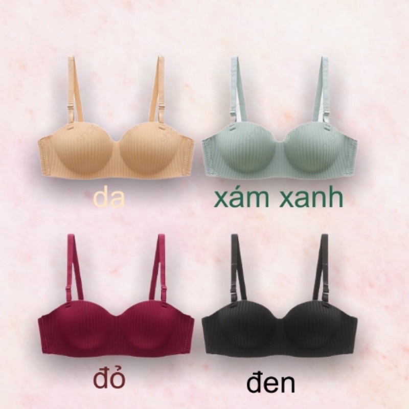 Áo ngực quả ngang ko gọng đệm dày siêu đẩy 88222