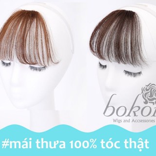 [ FREESHIP, HÀNG LOẠI 1 ] Tóc giả nữ mái thưa tóc thật, tóc mái giả ( tóc thật 100% )