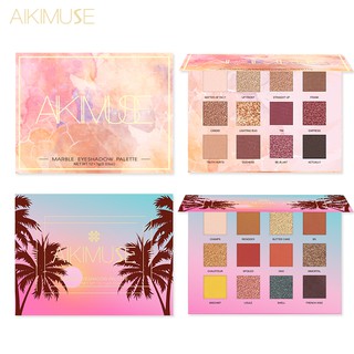 Set 2 bảng phấn trang điểm AIKIMUSE 12 màu lấp lánh