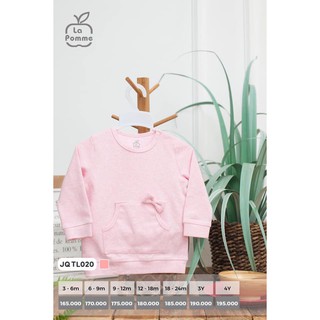 [La Pomme] Áo dài tay túi đôi đính nơ La pomme TL020 thu đông