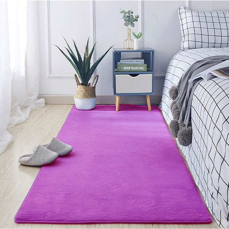 Thảm lông ngắn siêu mềm trang trí phòng khách/phòng ngủ/phòng tắm thời thượng