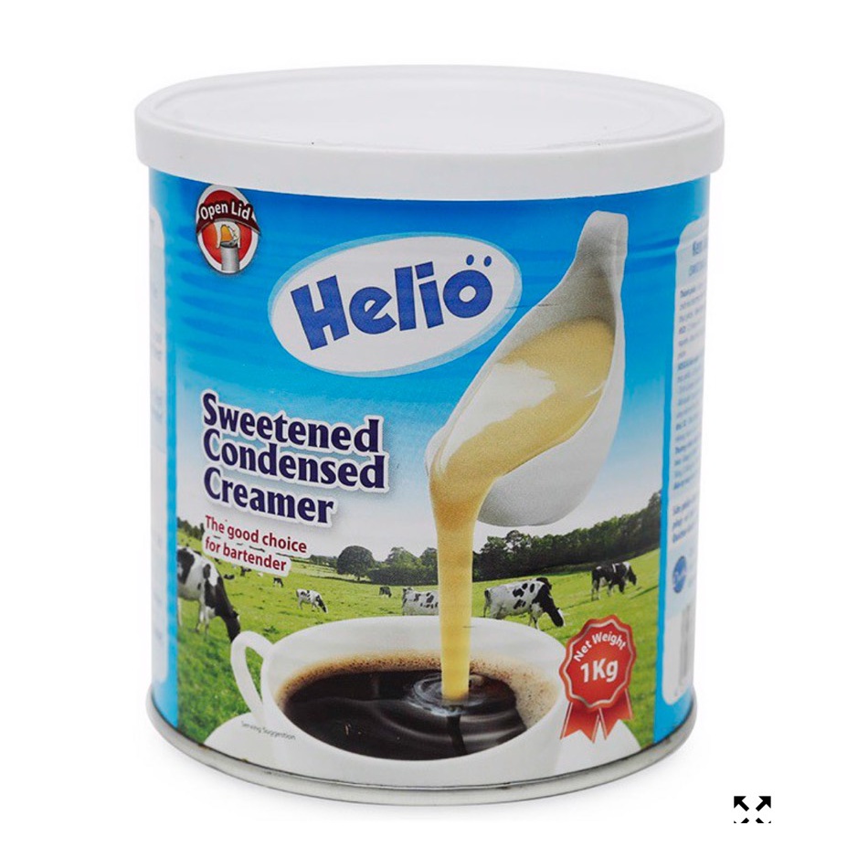 SỮA ĐẶC CÓ ĐƯỜNG HELIO 1KG MALAYSIA - sữa pha cà phê - làm bánh