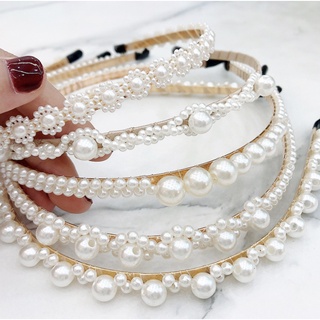 Cài Tóc Đính Đá Ngọc Trai Nhân Tạo cho nữ phong cách Hàn Quốc trend Tiktok