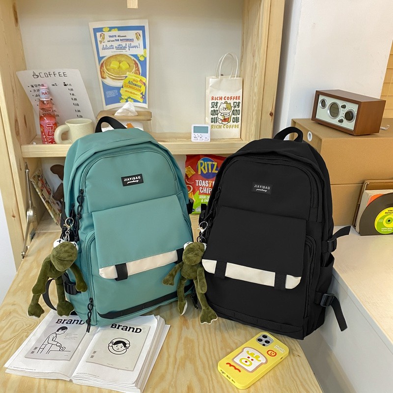 Balo đi học, túi du lịch Unisex cao cấp chống thấm nước dành cho học sinh sinh viên - Hàng Quảng Châu cao cấp (BL13)