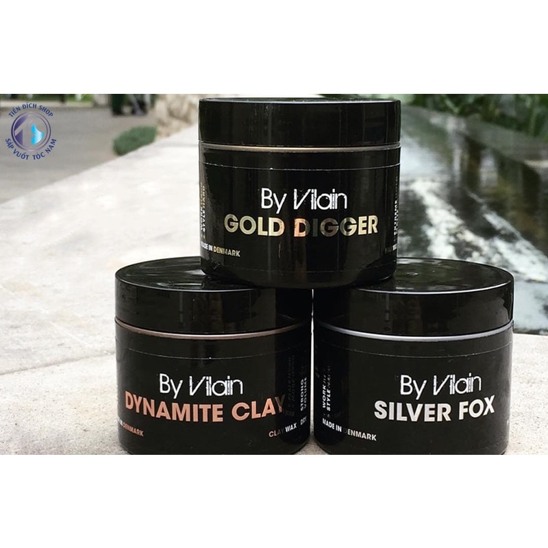 Sáp vuốt tóc nam By Vilain Gold Digger 100gr. Tạo kiểu giữ nếp cho tóc.
