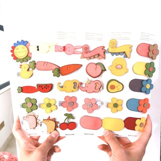 Sét 5 kẹp cài tóc cực yêu, cute hạt me