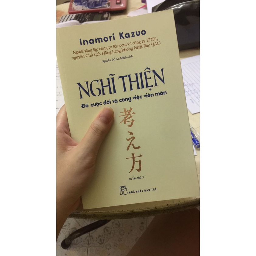 Sách - Nghĩ Thiện - Để Cuộc Đời Và Công Việc Viên Mãn (Kangaekata bản Việt)
