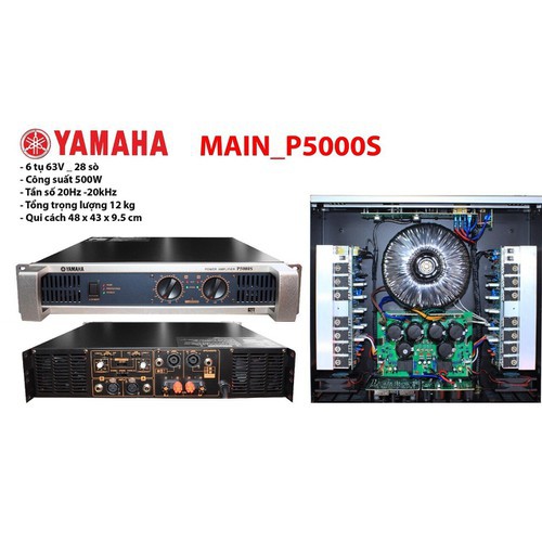 Main Đẩy Công Suất Yamaha P5000S - P5000S