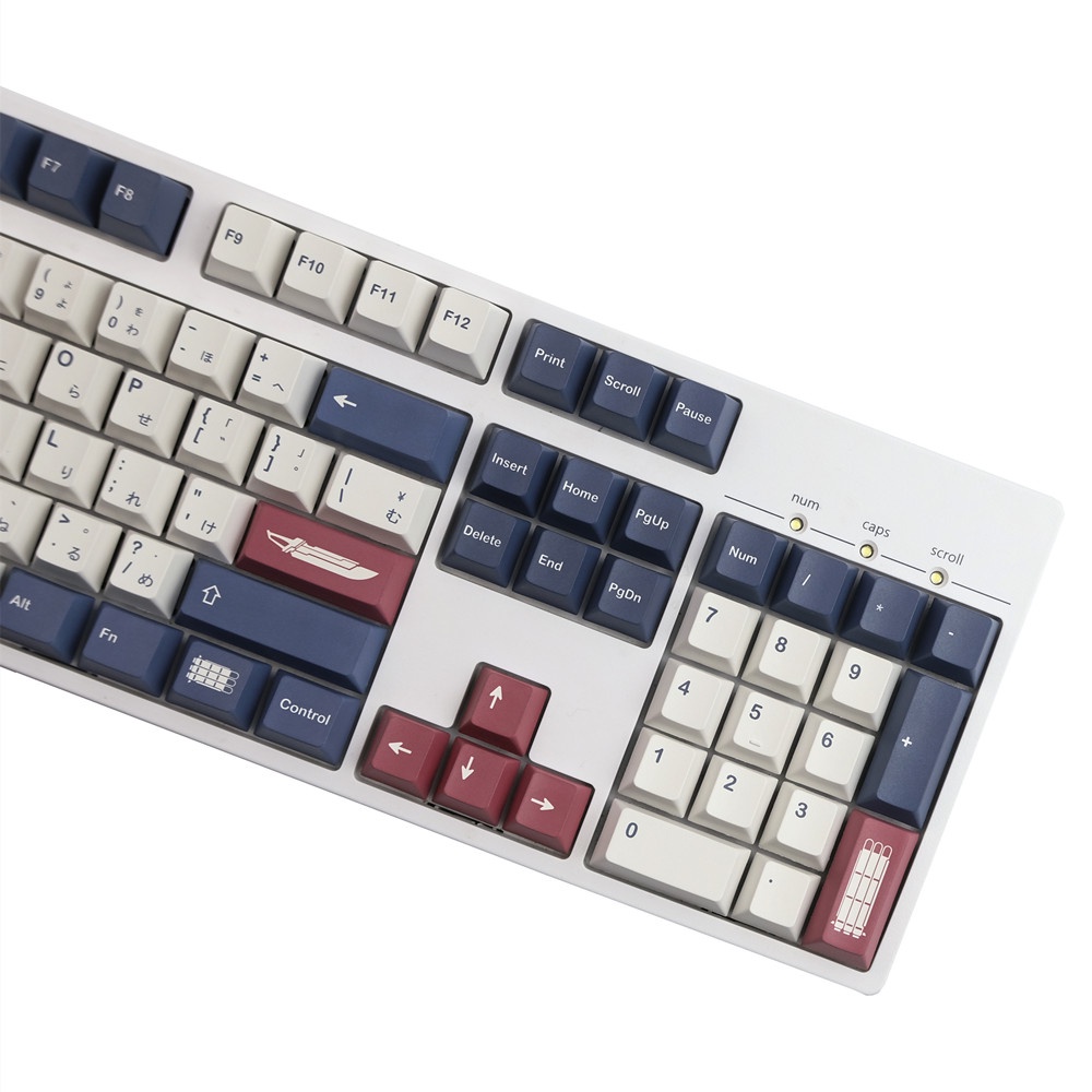 Gói phím GMK Demon Sword, 140 phím keycaps Cherry Profile DYE-SUB Cá nhân hóa GMK Keycaps cho bàn phím cơ