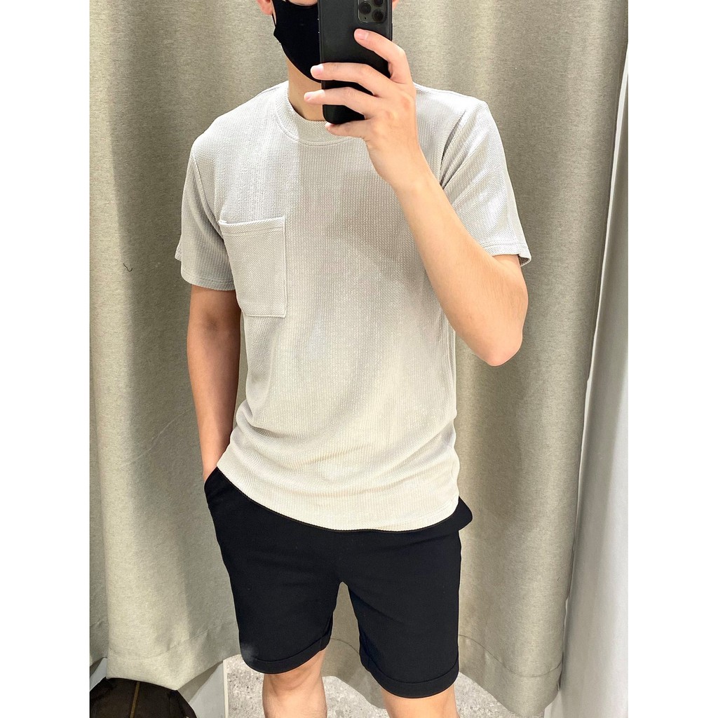 Áo Phông Nam Trơn Vải Sóng