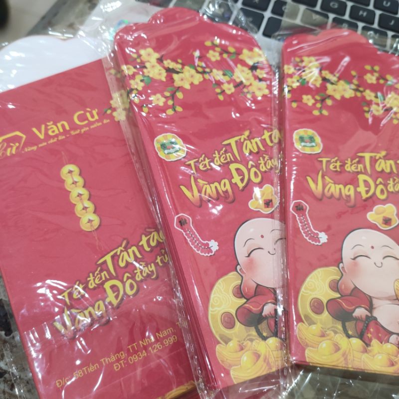 Set 5 phong bao lì xì phát tài