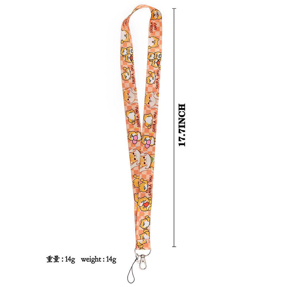 Dây Đeo Cổ Gắn Điện Thoại / Thẻ ID Họa Tiết Hoạt Hình Chó Cưng Dễ Thương