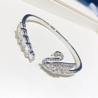 Vòng tay Swarovski Swan Swan sáng bóng kết cấu pha lê Swan 5231330