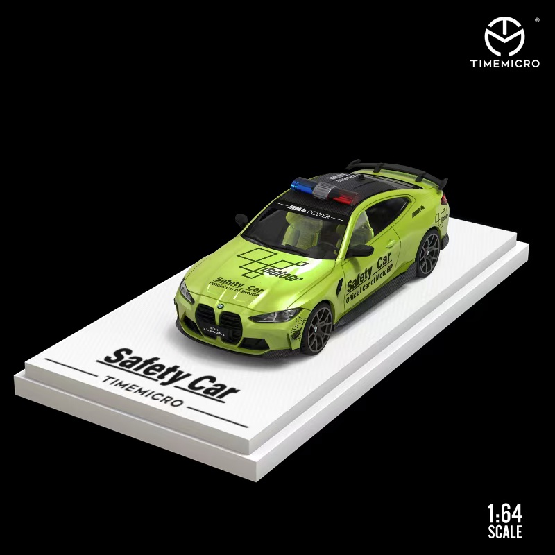 Mô hình ô tô BMW M4 G82 - Safety car 1/64 Time micro Dream