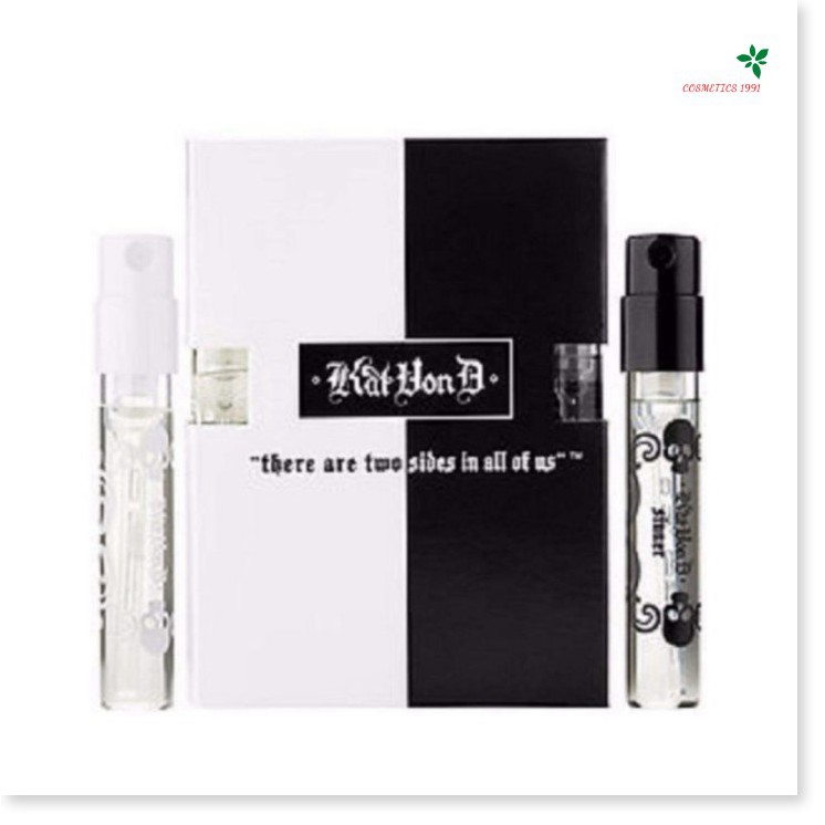 [Mã GG] [ Vial 1.5ml * 2 ] Sét Mẫu Thử Nước Hoa Kat Von D Saint & Sinner Eau de Parfum Perfume Duo Sample Vials Set