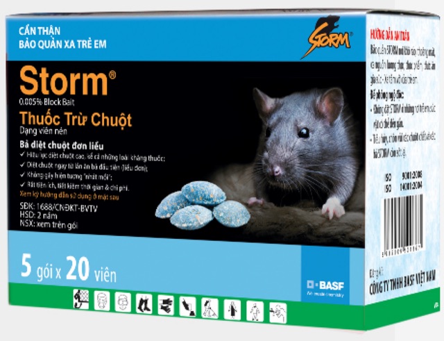 Thuốc bả diệt chuột 20 viê diệt hiệu quả nhanh chóng an toàn cho vật nuôi