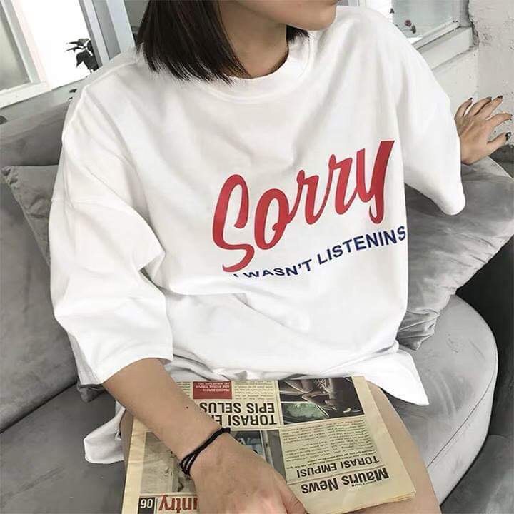 Áo phông Sorry HLU0519