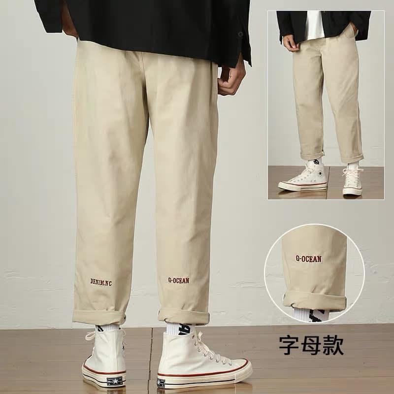 Quần kaki G.Ocean, Jack Lane, quần dài unisex Jack Lane nam nữ thêu chữ G.Ocean | BigBuy360 - bigbuy360.vn