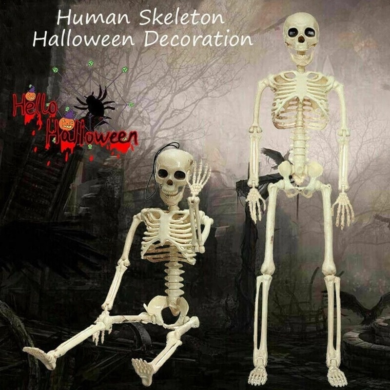 Bộ Xương Người Bằng Nhựa 60cm Trang Trí Halloween