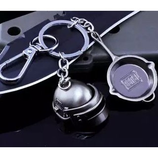 Móc Khóa Mũ Và Chảo Thép Trong Pubg