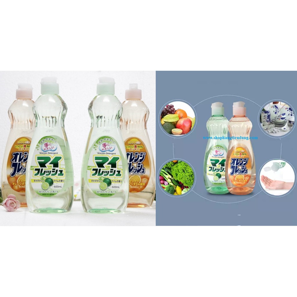 Nước rửa chén Rocket Nhật Bản 600ml