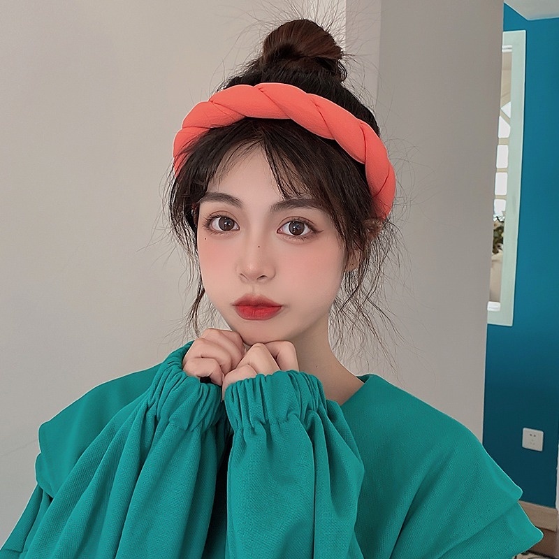 Băng đô bện dây thời trang Hàn Quốc