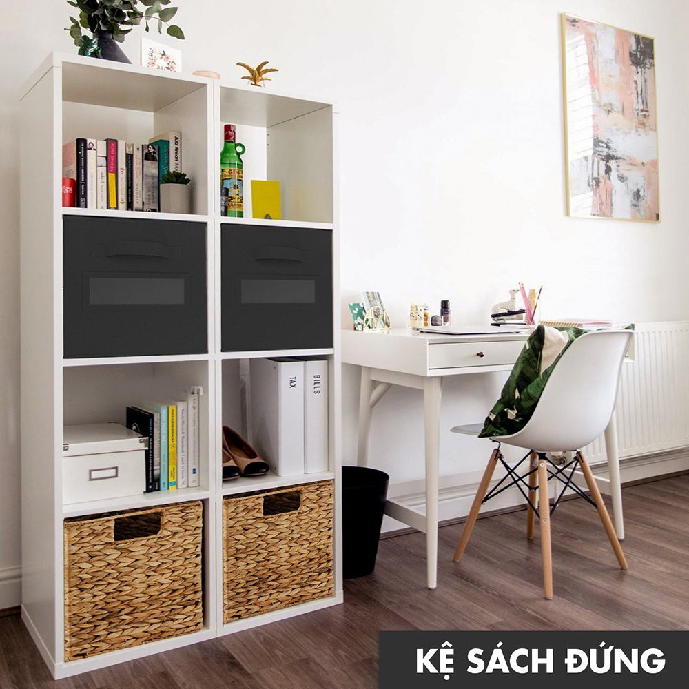 Kệ sách để sàn tổ ong hiện đại phòng khách/làm việc GP100