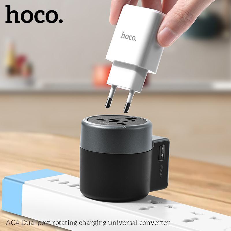 Củ Sạc Hoco AC4 Đa Năng ✔ Hỗ trợ sạc nhanh cho các dòng máy