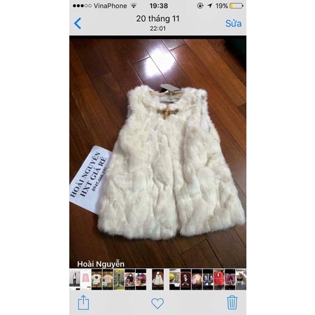 Áo gile lông zara kid sz 13/14y