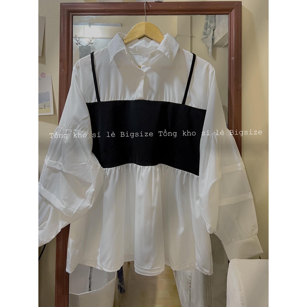 Áo babydoll bigsize form rộng thoải mái đủ size 55-100kg