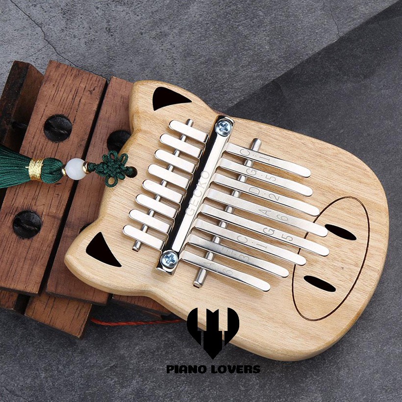 Đàn Kalimba Gecko 8 phím K8mini hình con heo - HÀNG CÓ SẴN