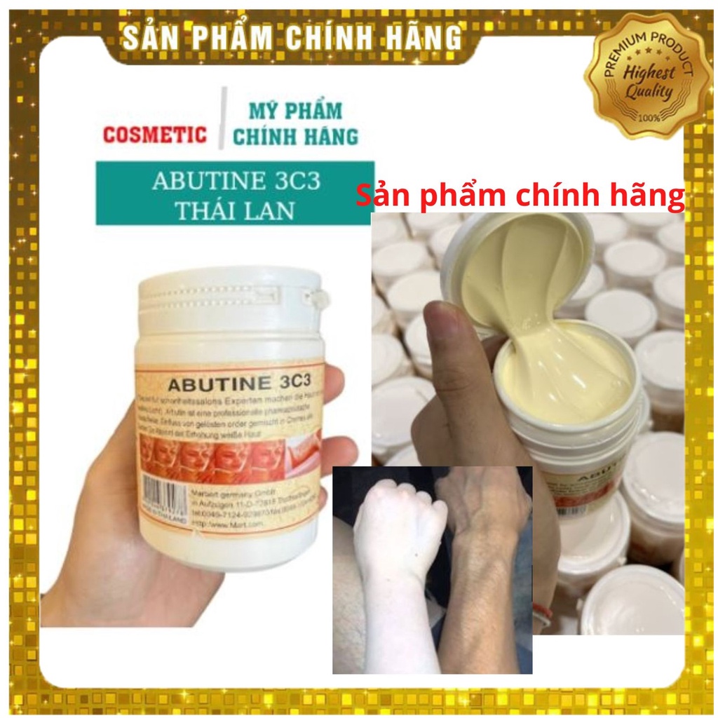 Kem kích trắng Abutine 3c3 Thái Lan hộp 200gram