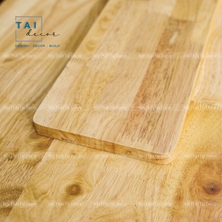 Mặt Bàn Gỗ Cao Su (size 40~60) Làm Bàn Học - Bàn Làm Việc - Kệ Trang Trí - Kệ Nhà Bếp