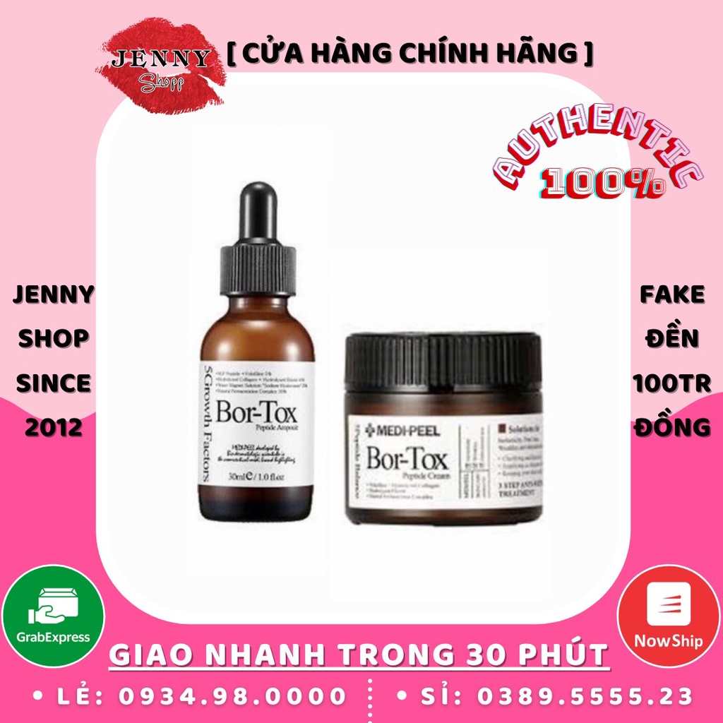 Bộ Dưỡng Chống Lão Hóa Căng Bóng Da Medi-Peel Bor Tox Peptide