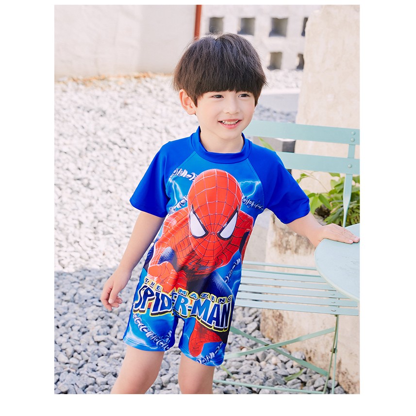 Đồ bơi hình siêu nhân bé trai size 25-40kg
